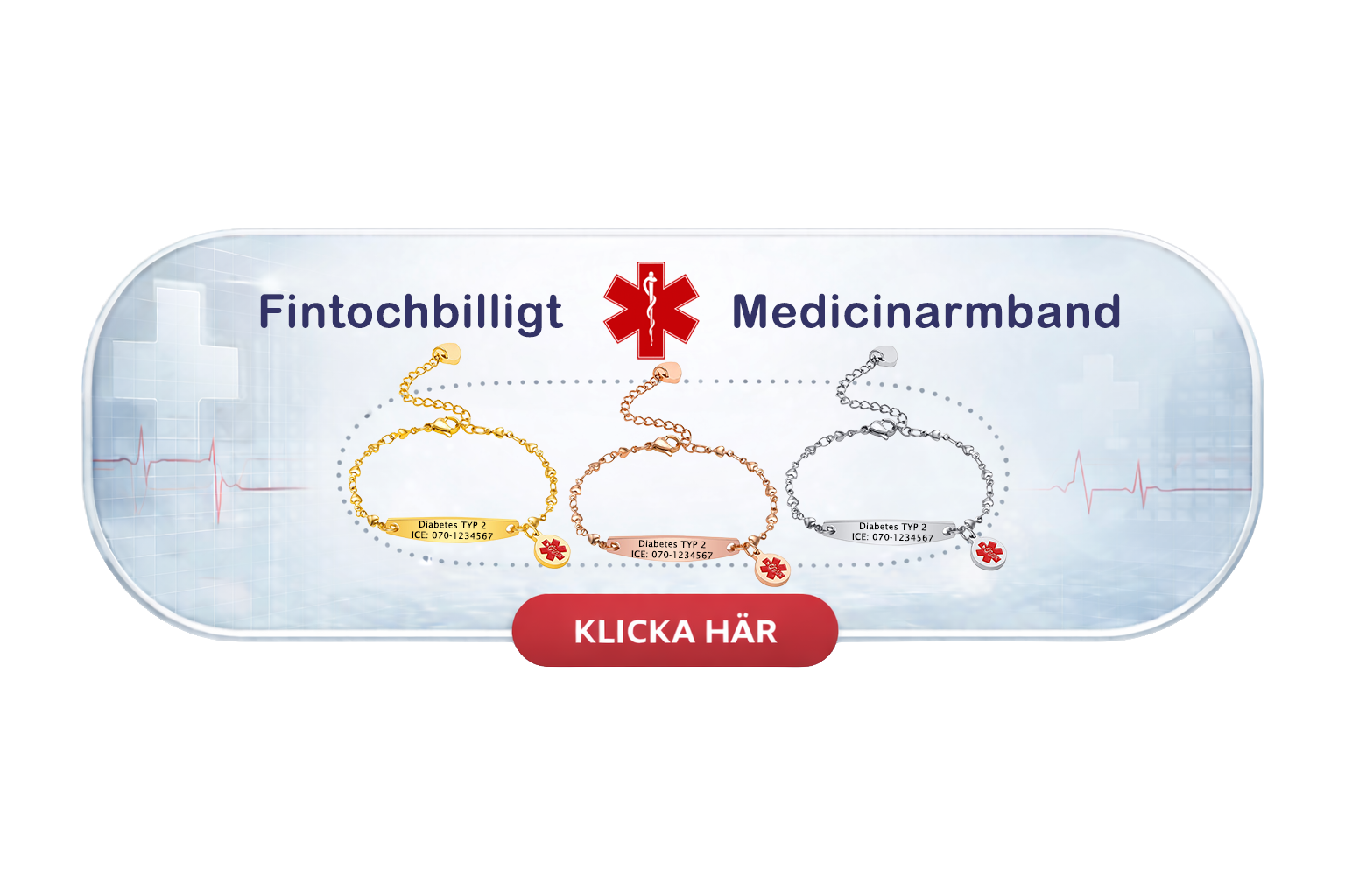 Fintochbilligt Medicinarmband